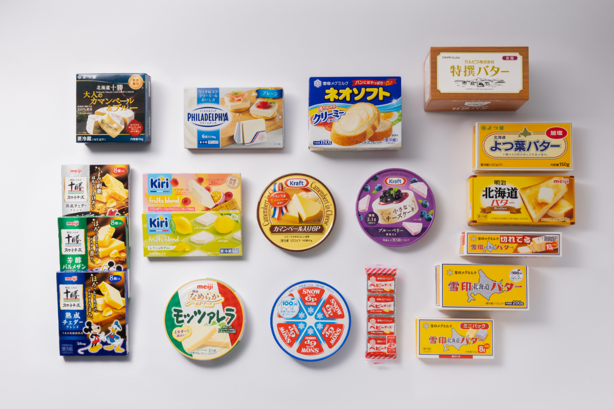 乳製品包装材(チーズ・バター・マーガリン・ヨーグルト)