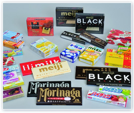 Packaging for confectionery products (chocolate, caramel, candies, gums)