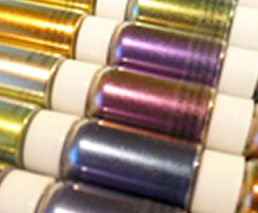 Interference color aluminium pigments